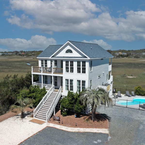 Welcome to Carolina Views, newly renovated beach house on a large corner lot.