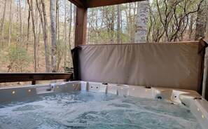 "The hot tub was hot and clean! Would book again." Robert, February