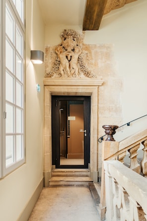 Interior entrance