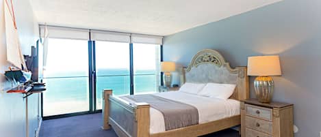 Primary Bedroom with ocean views and a king bed