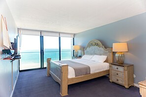 Primary Bedroom with ocean views and a king bed