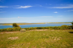 Panoramic view- nice flat back yard