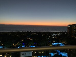 Blick von der Unterkunft
