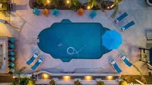 Top view of the swimming pool! 