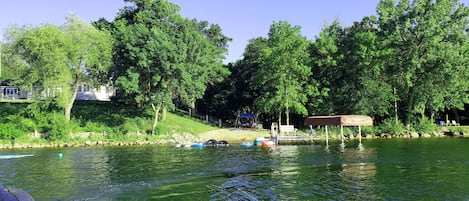 Lake view of property