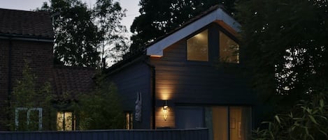 Annexe at Night showing whole of property 