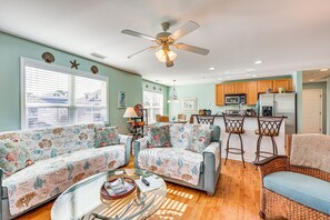 St James Vacation Rental | 2BR | 2BA | Stairs Required | 1,180 Sq Ft