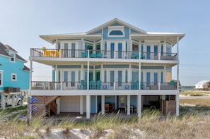 ELEVATOR to all 3 STORIES of GULF FRONT BEACH HOUSE for your STORYBOOK BEACH VACATION!