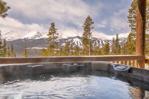 View from the hot tub