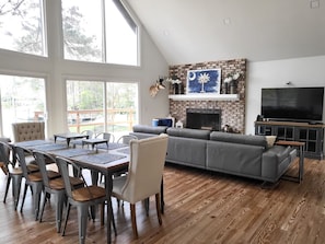 Great room overlooking the lake.
