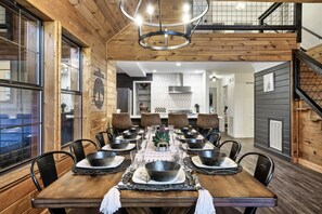 Gather round this 8’ table & talk about today, tomorrow or cherished yesterdays.