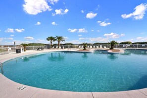 Pool and sunshine.
