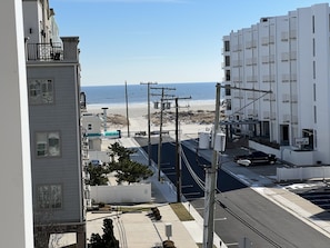 View of 1 short block to the beach.