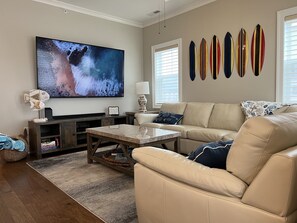 Living Room with Queen Sleep Sofa