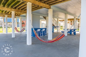 Hammocks, you're at the beach, for chillin and snoozin!