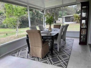 Outdoor dining