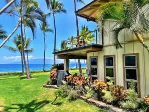 View from the side of the townhome. So close to the ocean!