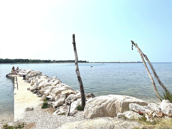 70 m vom Haus entfernt am Meer