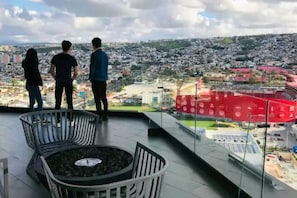 Vue depuis l’hébergement