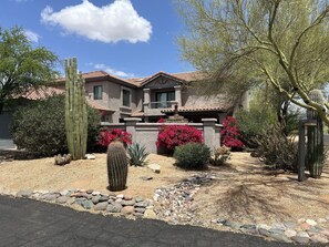 Exterior picture of townhome with 1 car attached garage