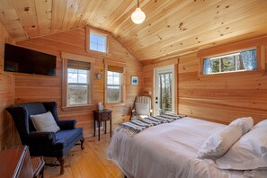 Our bed is the perfect place to rest and recharge during your stay.