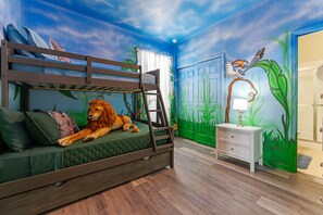 Bedroom 2 with Lion King Theme.