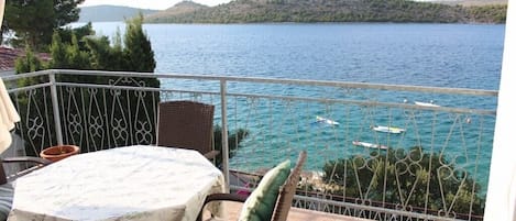 Balcony with sea view