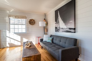 Living room with futon couch