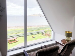 View from the living room | Gleaner Lea Apartment, Campbeltown
