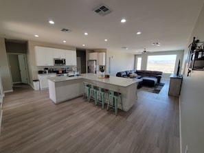 Spacious open design floor plan.