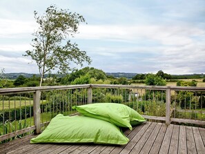 Impressive decked area | Garfield Lodge, Hawkchurch, Axminster
