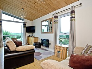 Welcoming living area | Garfield Lodge, Hawkchurch, Axminster