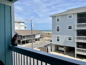 Ocean views from your 120 square foot covered balcony