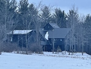 Apt over garage and owner's home.