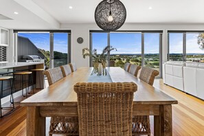 Beautiful view from the dining area
