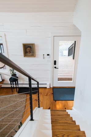 The entrance to Mossybrook (please be aware this home requires steps.)