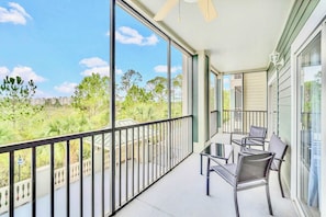 Private outdoor patio