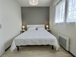 Drift to sleep in a comfortable bed after a wonderful day outside.