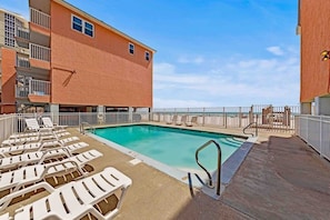 Great views of Gulf from the pool