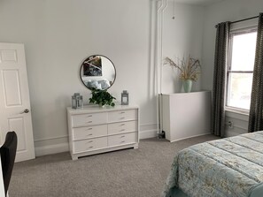 Enough dresser space to accommodate both long and short term stays