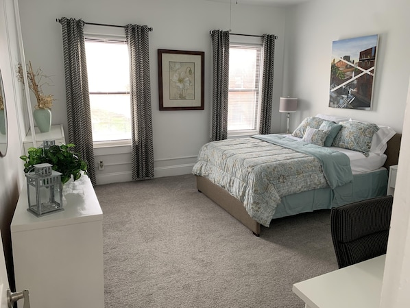 Come relax in the large main bedroom