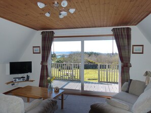 Living room with 2 x Large 2 Seater Sofa's. Patio Door leads on to balcony