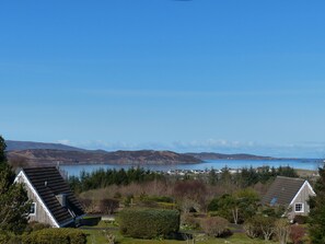 Overlooking Aultbea and Loch Ewe - Lodge 4 is on the left.