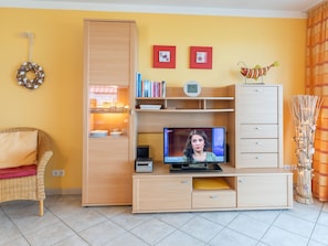 Wohnzimmer mit TV