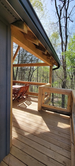 Exterior access to the deck.