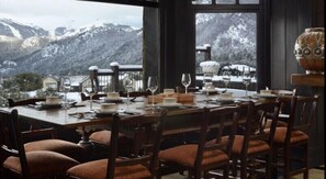Dine with a view of the famous Cerró Cathedral mountains
