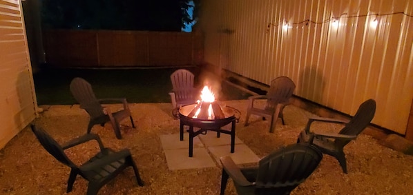 private backyard is a perfect spot for relaxing 