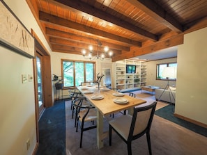 Gather around the table for meals, staying connected to the heart of the home.