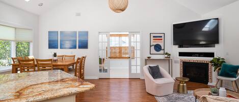 Great room looking towards sun room