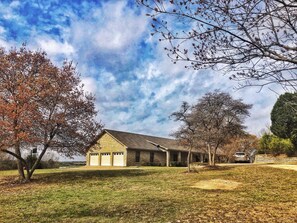 Peaceful country setting with beautiful gardens and views